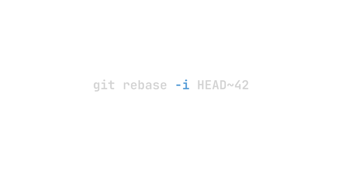 git rebase -i HEAD~42 design