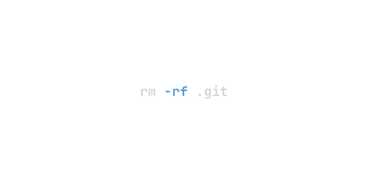 rm -rf .git design