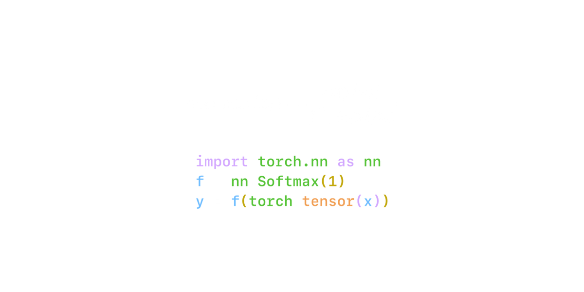 Softmax design