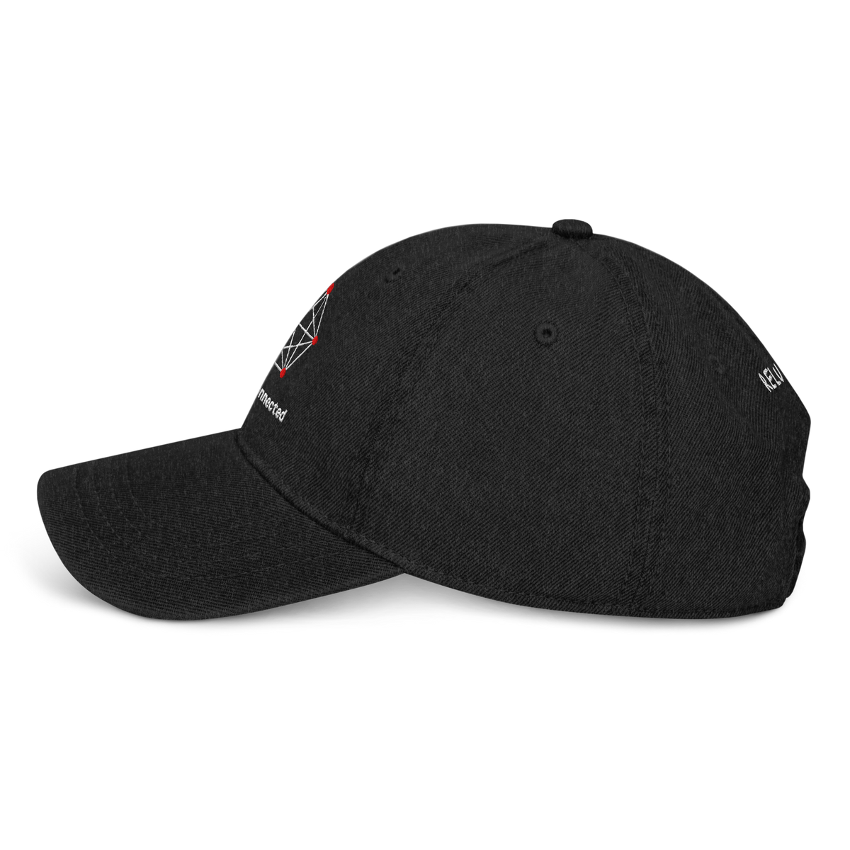 Fully Connected Denim Hat - Dark – left