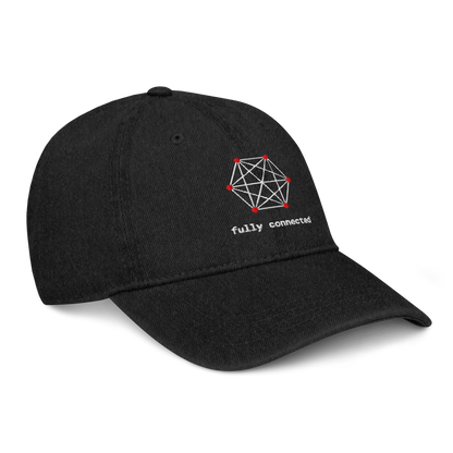 Fully Connected Denim Hat - Dark – right front