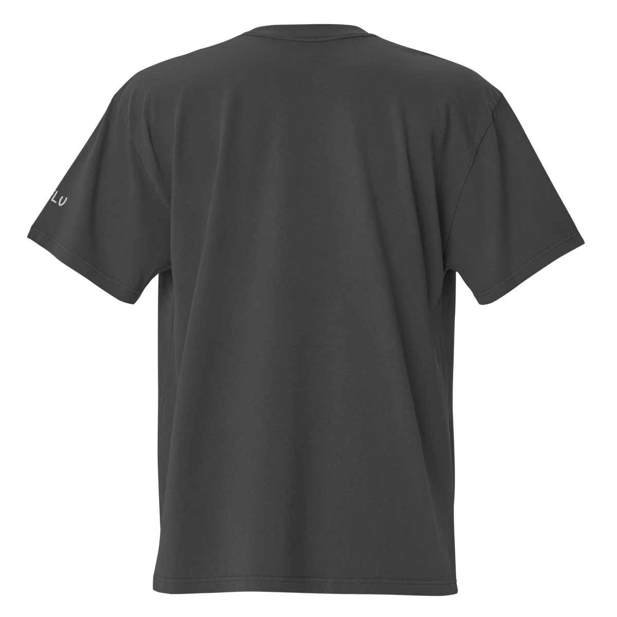 import sklearn Oversized Tee – Faded Black – back