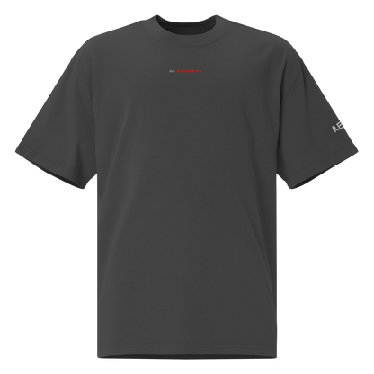RuntimeError Oversized Tee – Faded Black – front