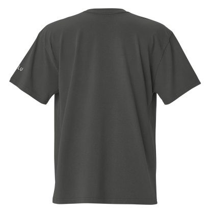 import langchain Oversized Tee – Faded Coal – back