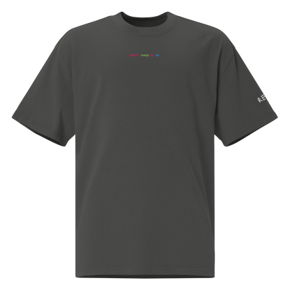 import numpy as np Oversized Tee – Faded Coal – front