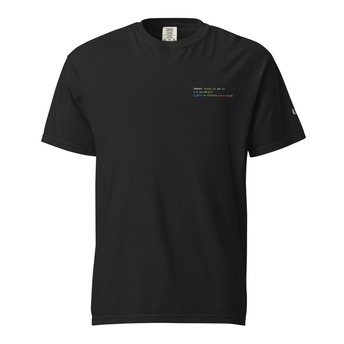 GELU | gaussian error linear unit - Dark – Black – front