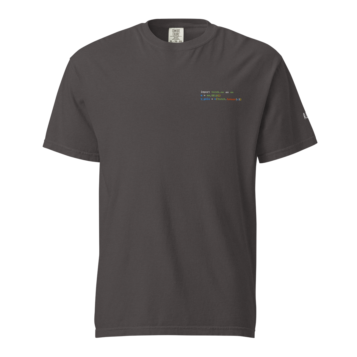 GELU | gaussian error linear unit - Dark – Graphite – front