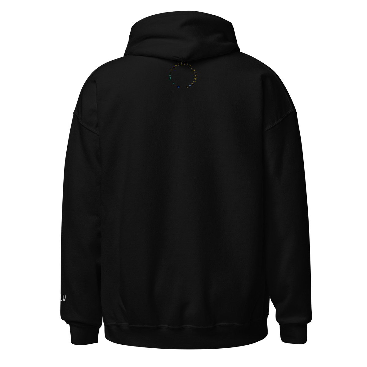 Fully Connected Hoodie - Dark – Black – back