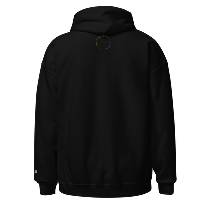 Six Degrees Hoodie - Dark – Black – back