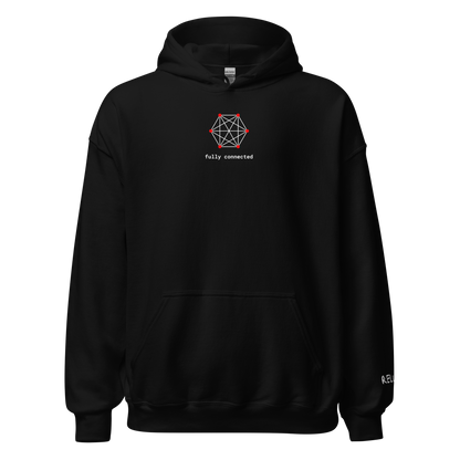 Fully Connected Hoodie - Dark – Black – front