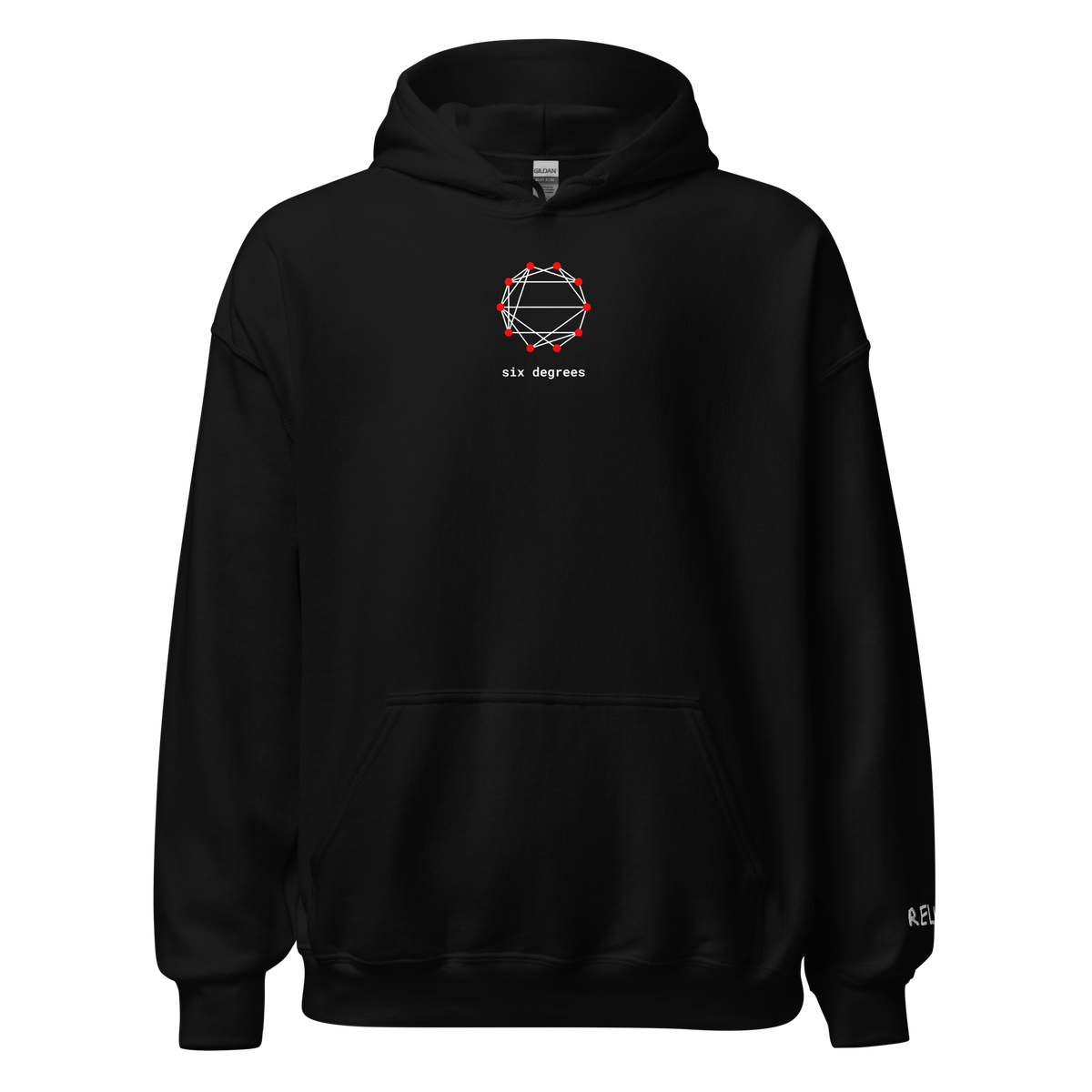 Six Degrees Hoodie - Dark – Black – front