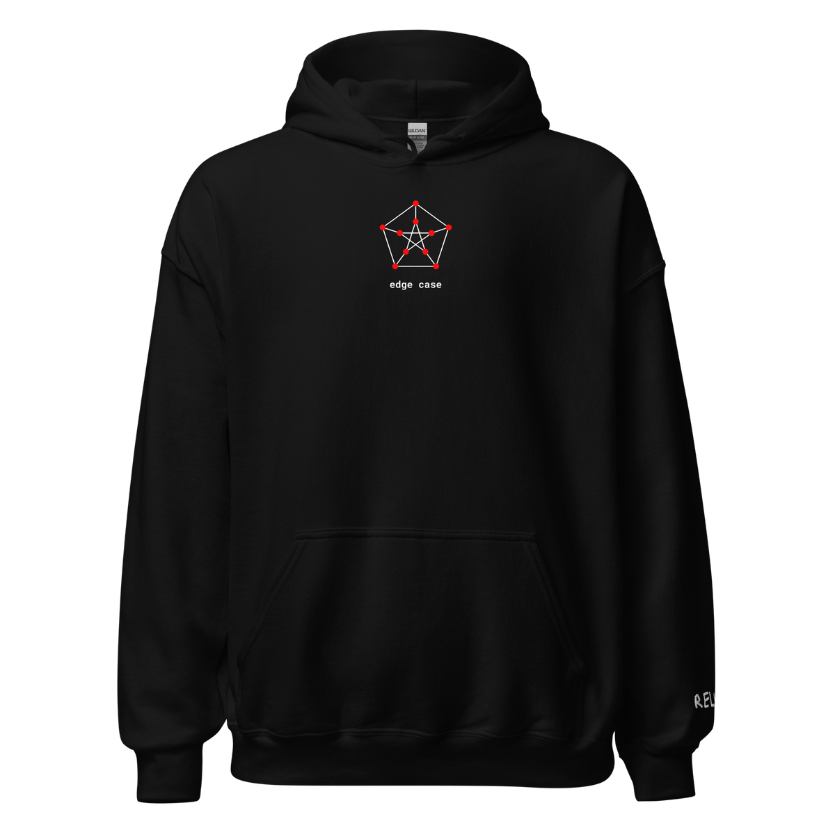Edge Case Hoodie - Dark – Black – front