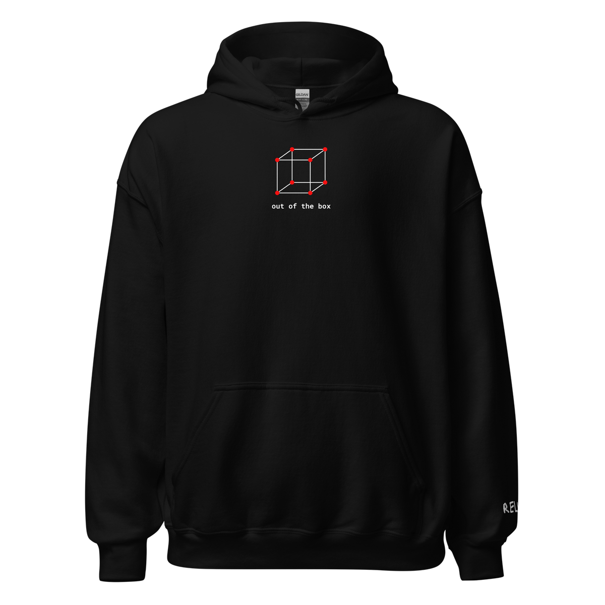 Out Of The Box Hoodie - Dark – Black – front