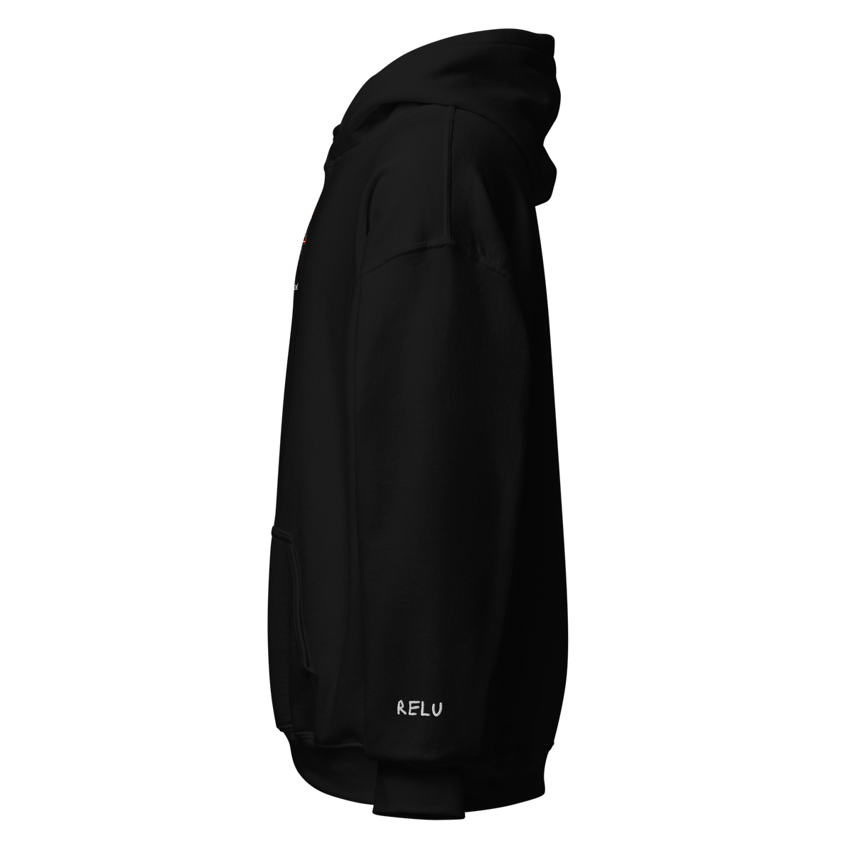 Fully Connected Hoodie - Dark – Black – left