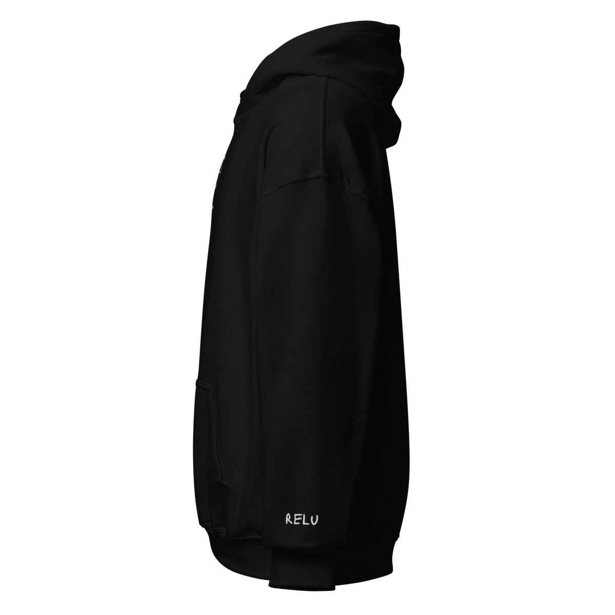 Six Degrees Hoodie - Dark – Black – left