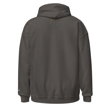 Six Degrees Hoodie - Dark – Charcoal – back