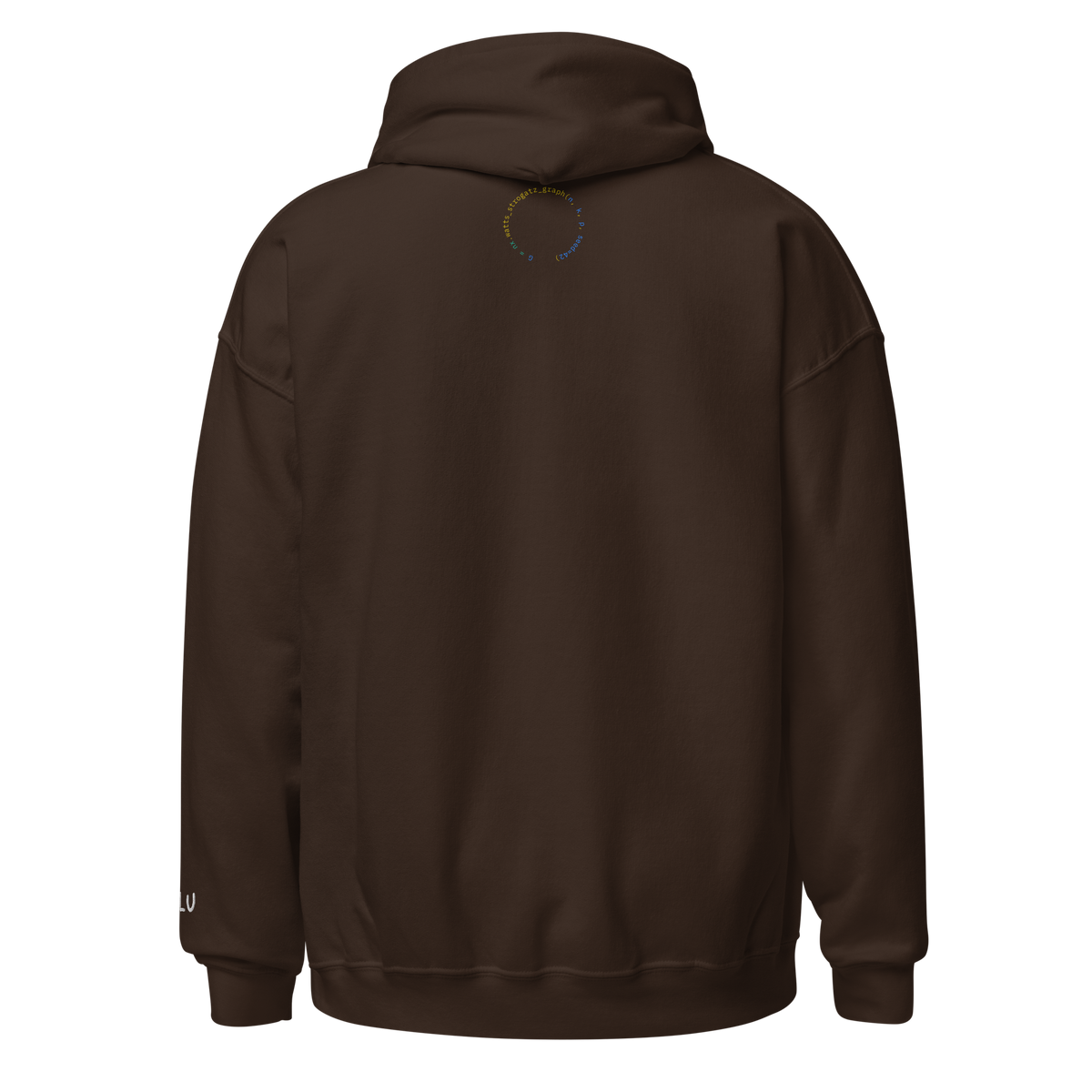 Six Degrees Hoodie - Dark – Dark Chocolate – back