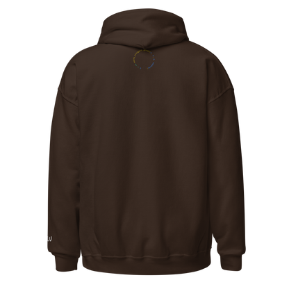 Six Degrees Hoodie - Dark – Dark Chocolate – back