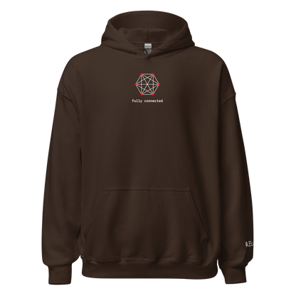 Fully Connected Hoodie - Dark – Dark Chocolate – front
