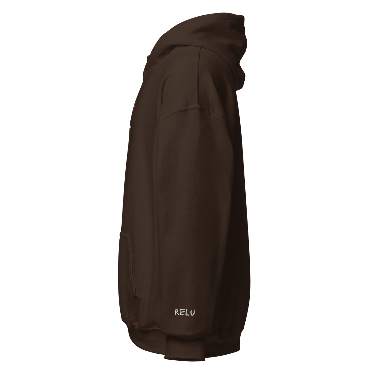 Fully Connected Hoodie - Dark – Dark Chocolate – left