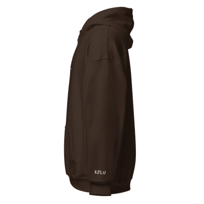 Random By Design Hoodie - Dark – Dark Chocolate – left