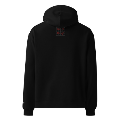 Phase Shift Oversized Hoodie – Black – back