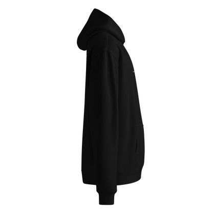Sine Of The Times Oversized Hoodie – Black – right