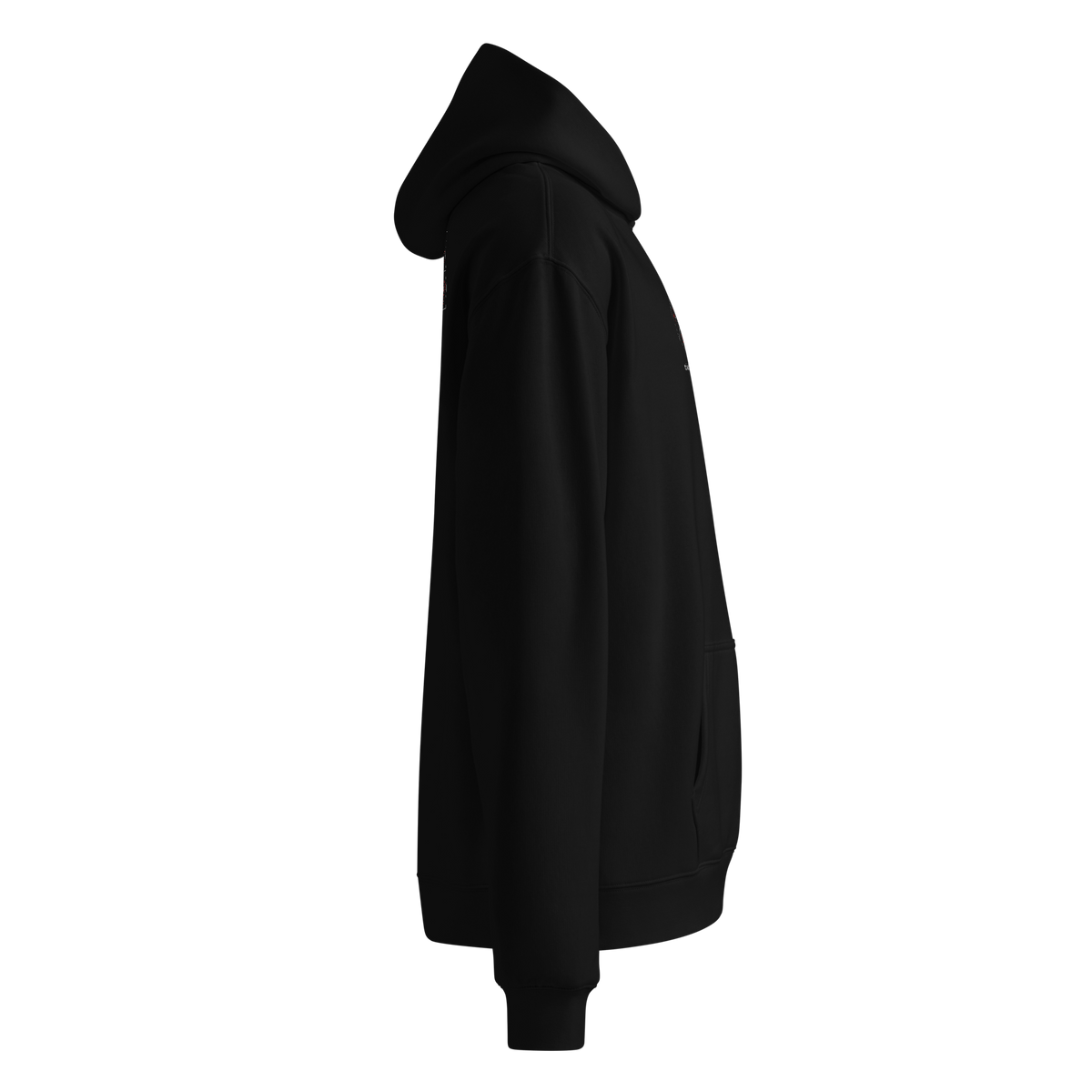 Tied Weights Oversized Hoodie – Black – right