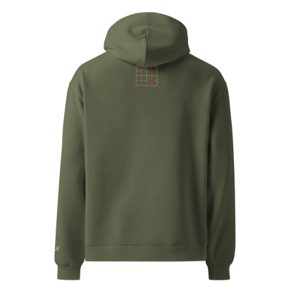 Sine Of The Times Oversized Hoodie – Cypress – back