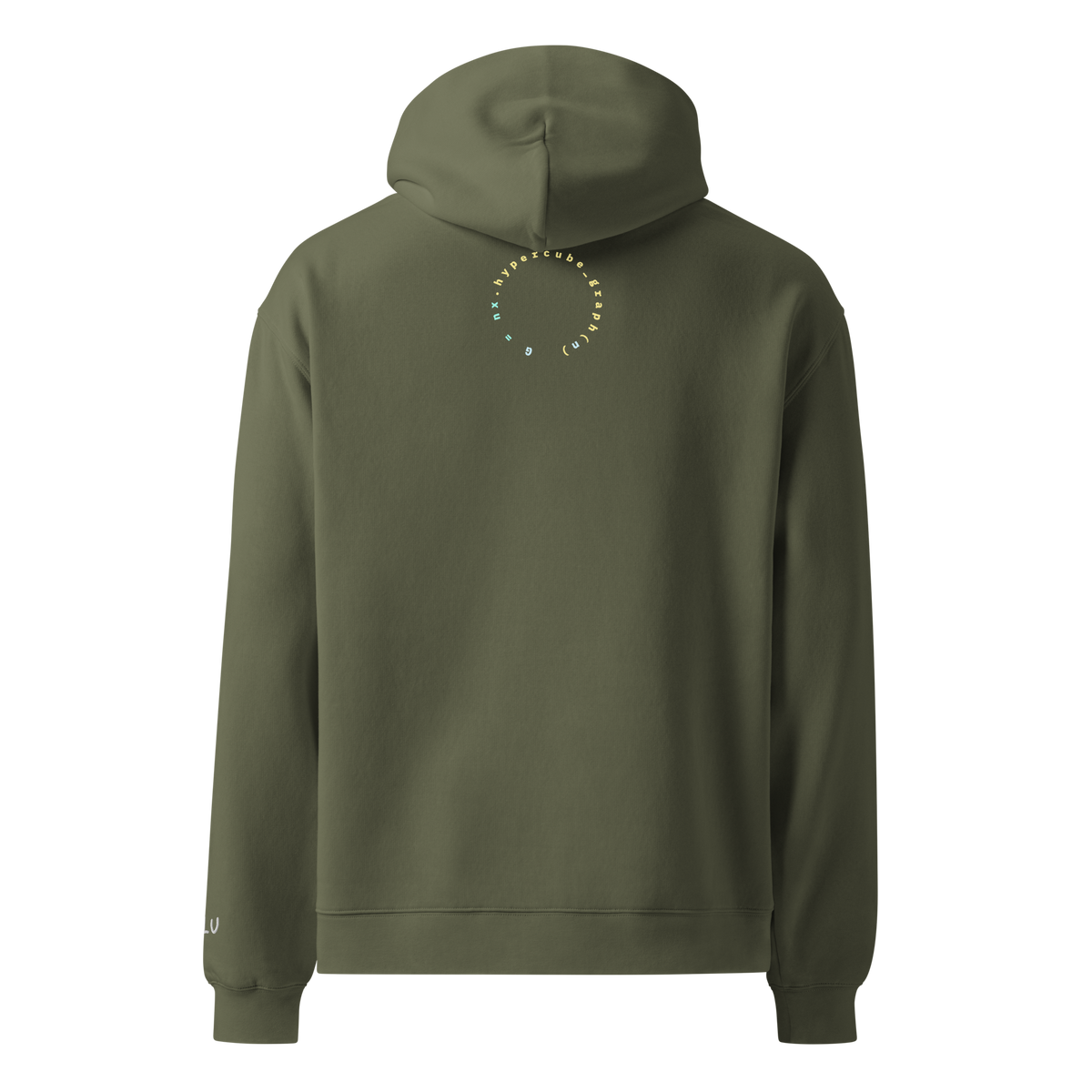 Out Of The Box Oversized Hoodie – Cypress – back