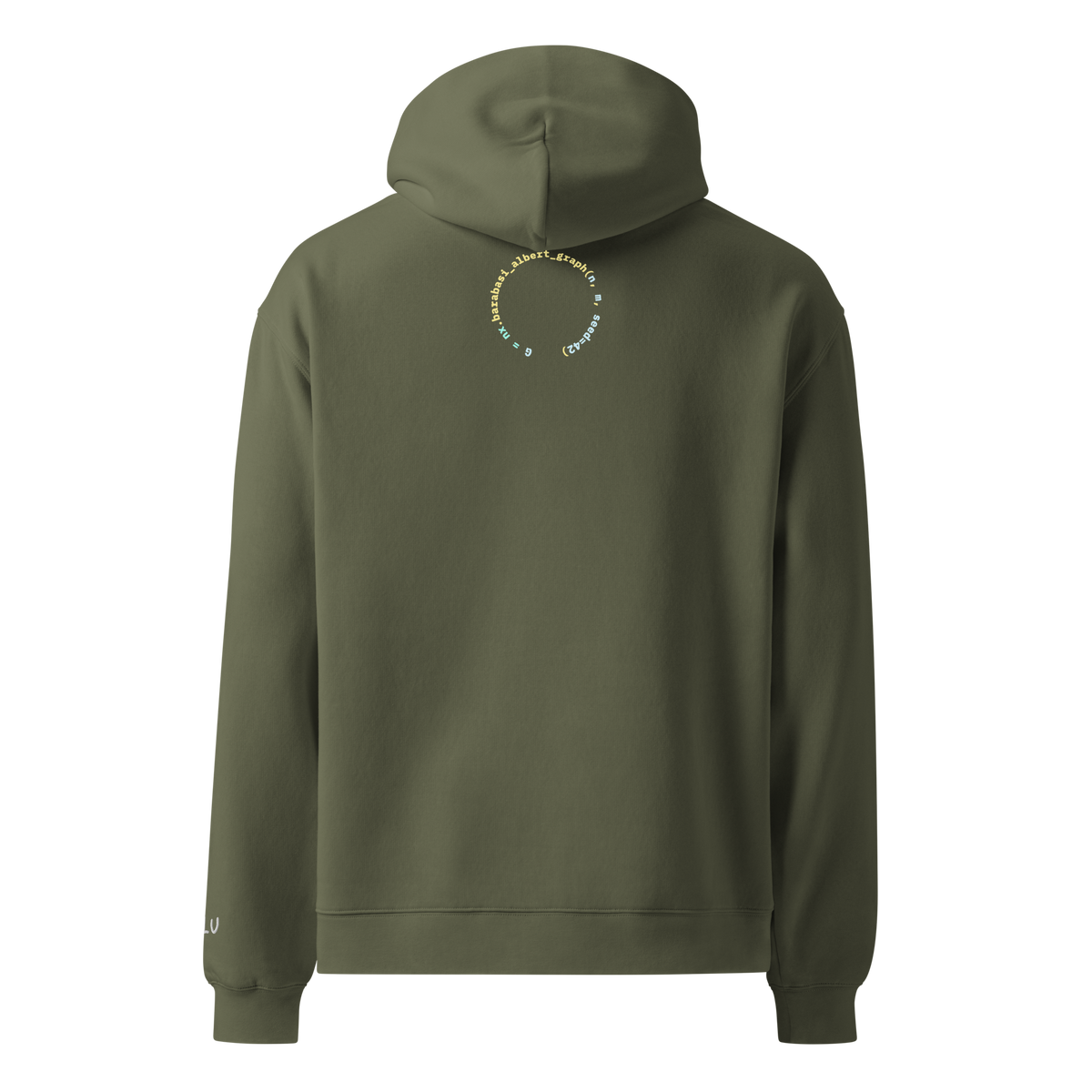 Scaling Free Oversized Hoodie – Cypress – back