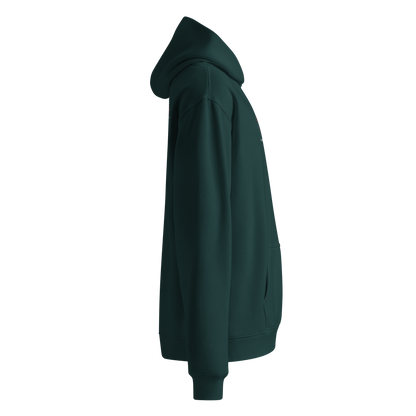 Local Minimum Oversized Hoodie – Pine Green – right