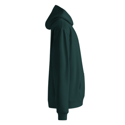 Edge Case Oversized Hoodie – Pine Green – right